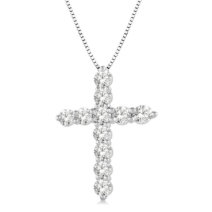Blossom Gala Cross Diamond Fashion Pendant