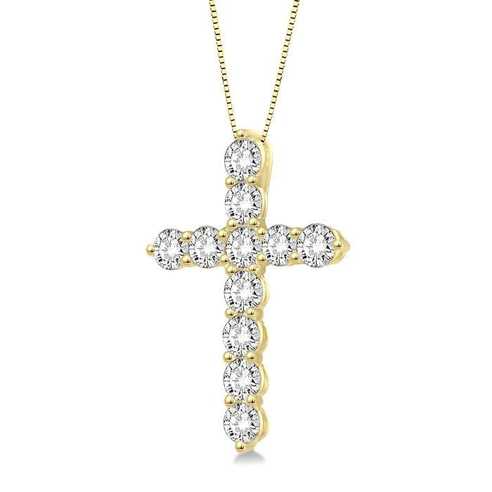 Eclipse Hera Cross Diamond Fashion Pendant
