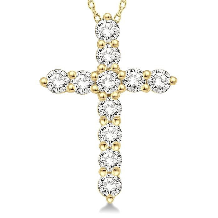 Élan Gala Cross Diamond Fashion Pendant