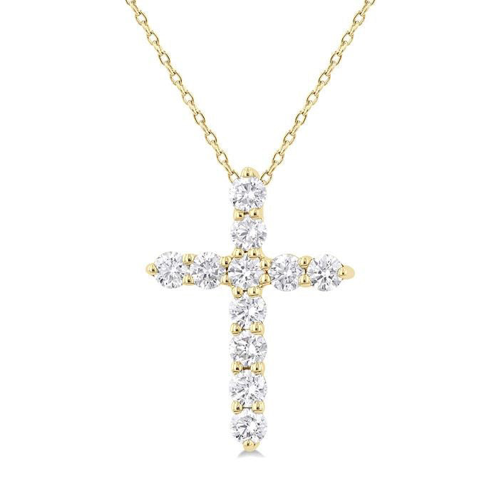 Wren Meadow Cross Diamond Fashion Pendant