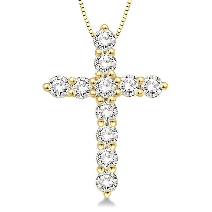 Evadne Tide Cross Diamond Fashion Pendant