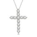 Haven Tamarind Cross Diamond Fashion Pendant