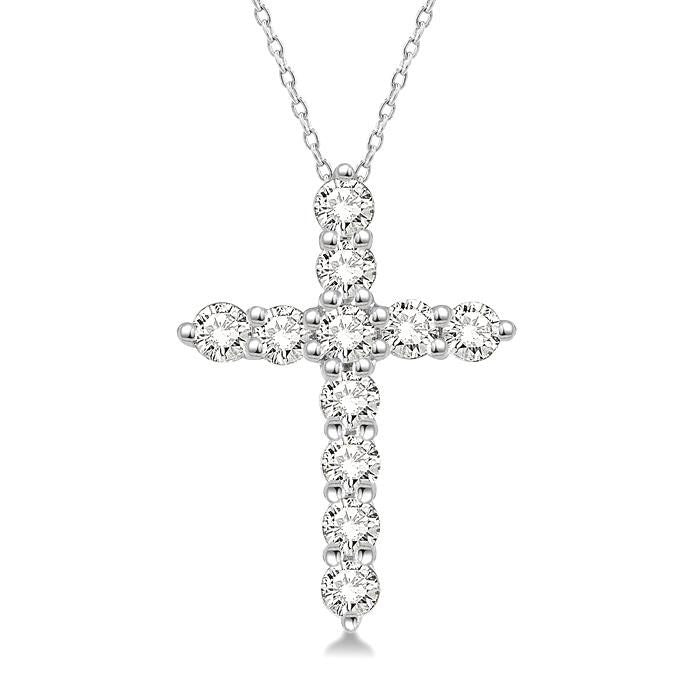 Haven Tamarind Cross Diamond Fashion Pendant