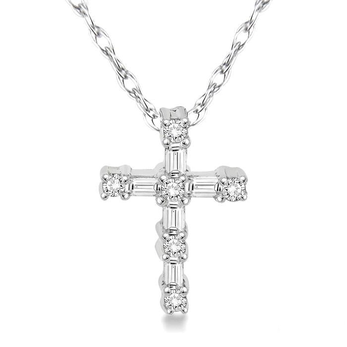 Xanthe Cross Diamond Fashion Pendant