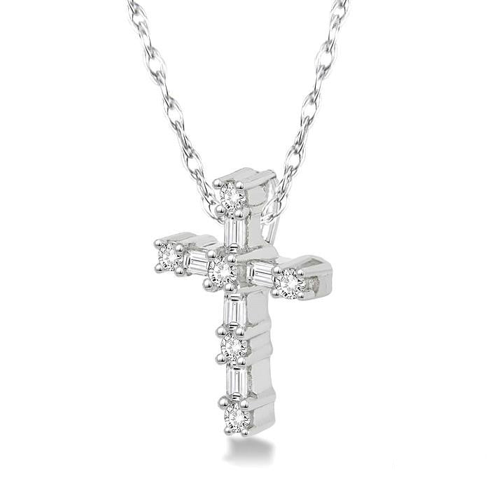 Xanthe Cross Diamond Fashion Pendant