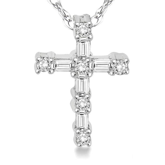 Xanthe Cross Diamond Fashion Pendant