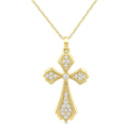Regalia Nettle Cross Diamond Fashion Pendant