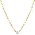 Paragon Tivoli Oval Shape Curb & Cuban Diamond Fashion Necklace