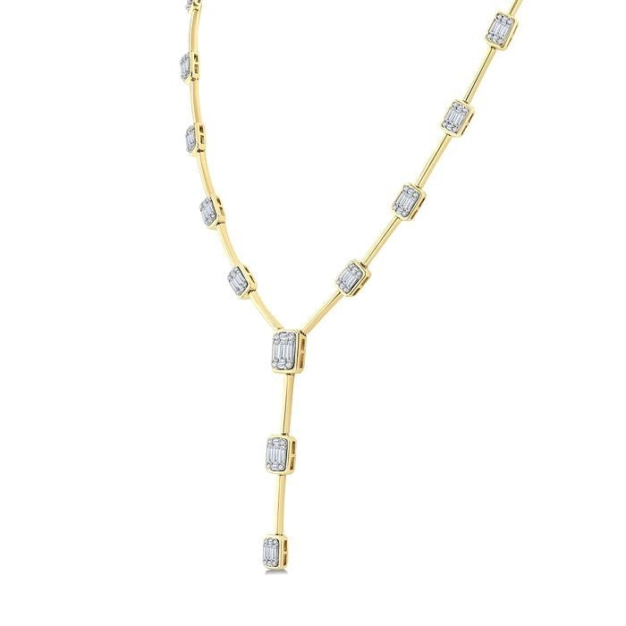 Vale Fusion Diamond Bar Necklace