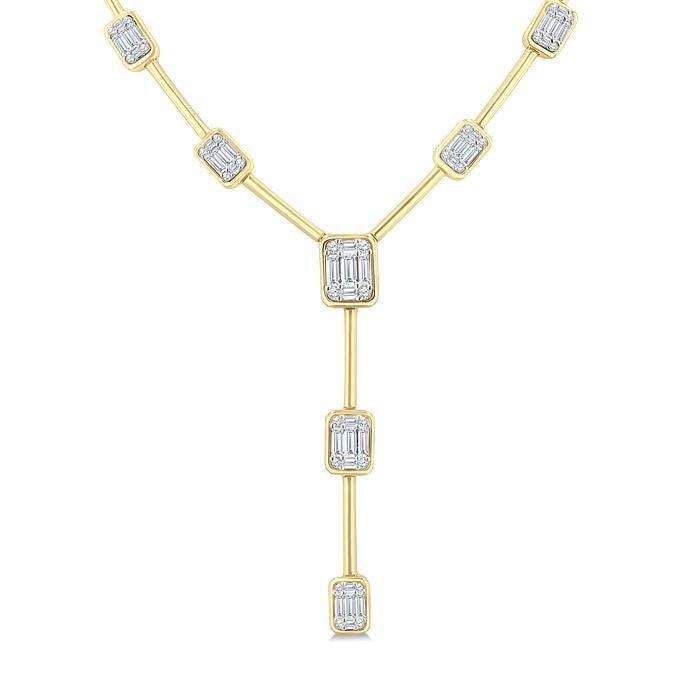 Vale Fusion Diamond Bar Necklace