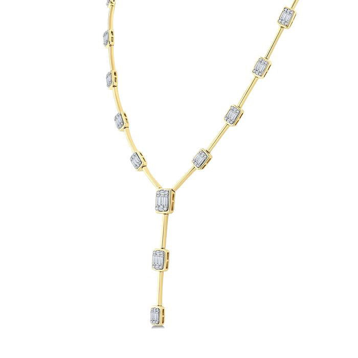 Vale Fusion Diamond Bar Necklace