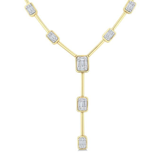 Vale Fusion Diamond Bar Necklace