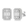 Halo Fusion Diamond Earrings