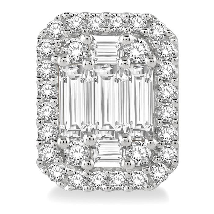 Halo Fusion Diamond Earrings