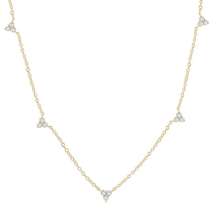 Diamond Station Necklace
