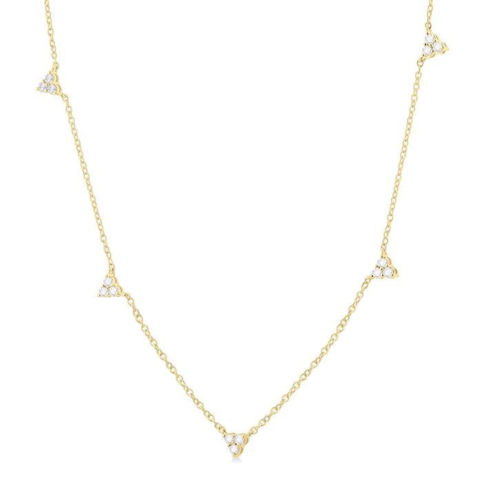 Diamond Station Necklace