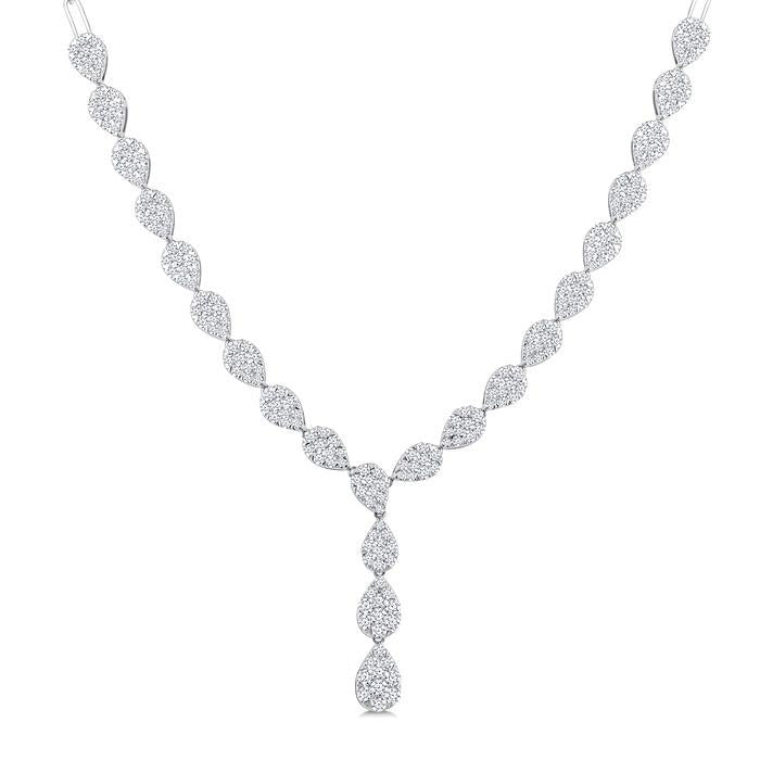 Shine Bright Pear Shape Diamond Fashion Necklace