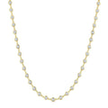 5 Ctw Bezel Set Round Cut Diamond Station Necklace in 14K Yellow Gold