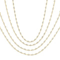 Prairie Zephyr Bezel Set Layered Diamond Necklace