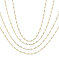 Prairie Zephyr Bezel Set Layered Diamond Necklace