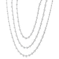 Sovereign Yew Bezel Set Layered Diamond Necklace