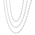 Ulyssa Bezel Set Layered Diamond Necklace