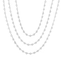 Ulyssa Bezel Set Layered Diamond Necklace
