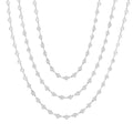 Yarrow Couture Bezel Set Layered Diamond Necklace