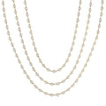 Maia Clover Bezel Set Layered Diamond Necklace