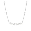 Mixed Shape Diamond Station Necklace