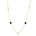 Bellona Diamond Station Necklace