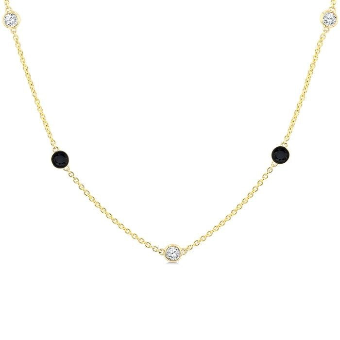 Bellona Diamond Station Necklace