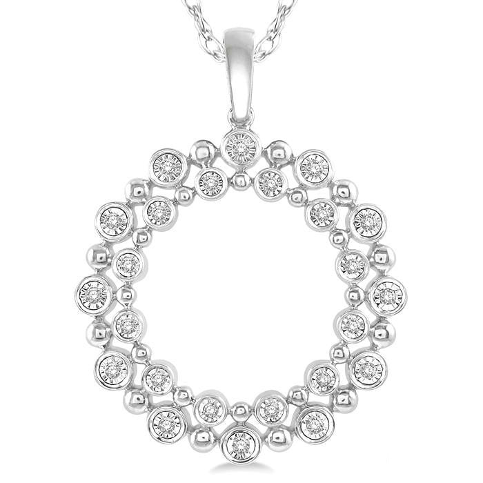 Penrose Circle Diamond Fashion Pendant