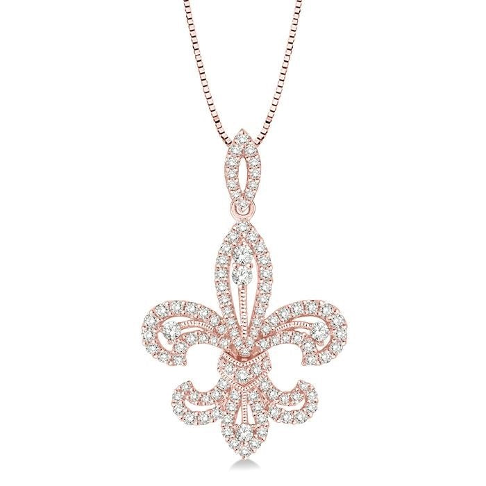 Bellona Haven Fleur De Lis Diamond Pendant