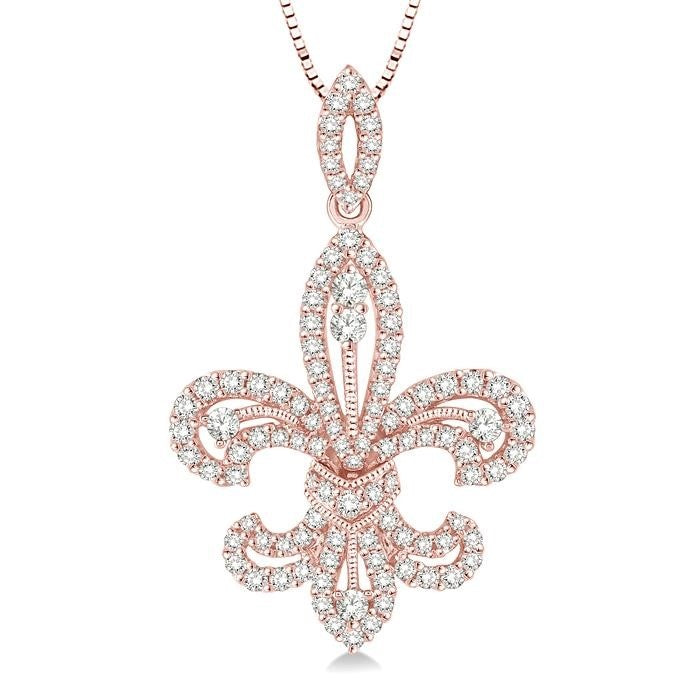 Bellona Haven Fleur De Lis Diamond Pendant