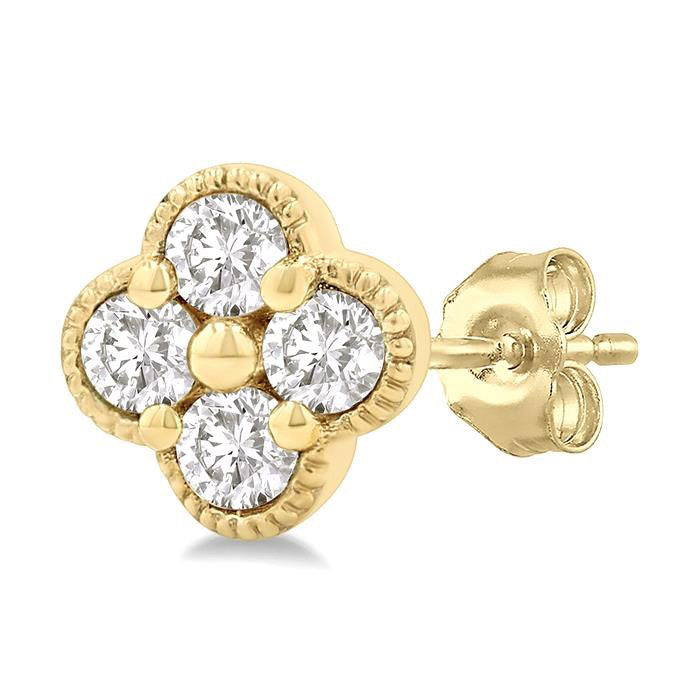 Clover Diamond Fashion Earrings