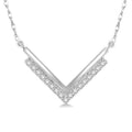 V Shape Diamond Necklace