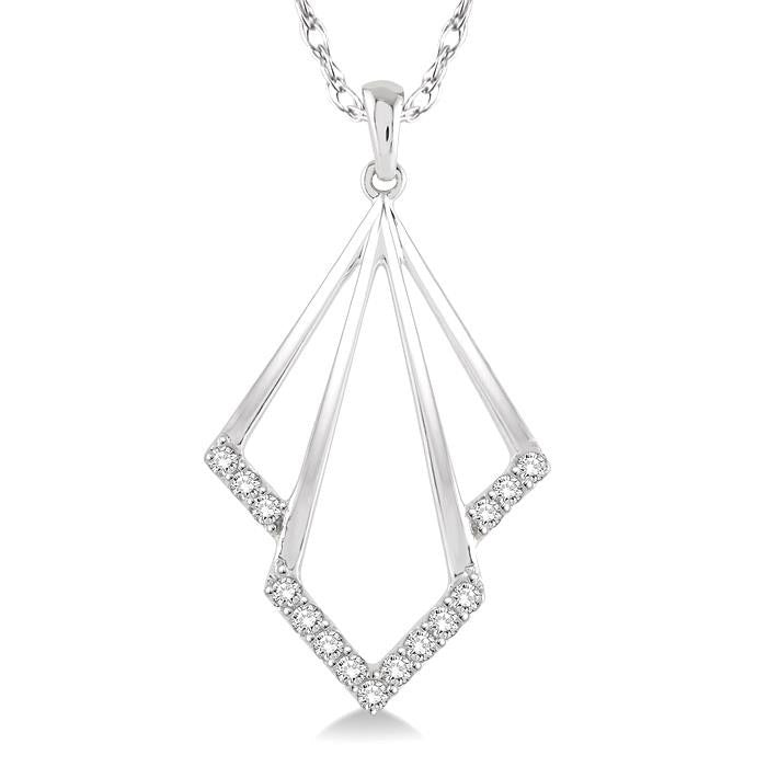 Thalia Heritage Geometric Diamond Fashion Pendant