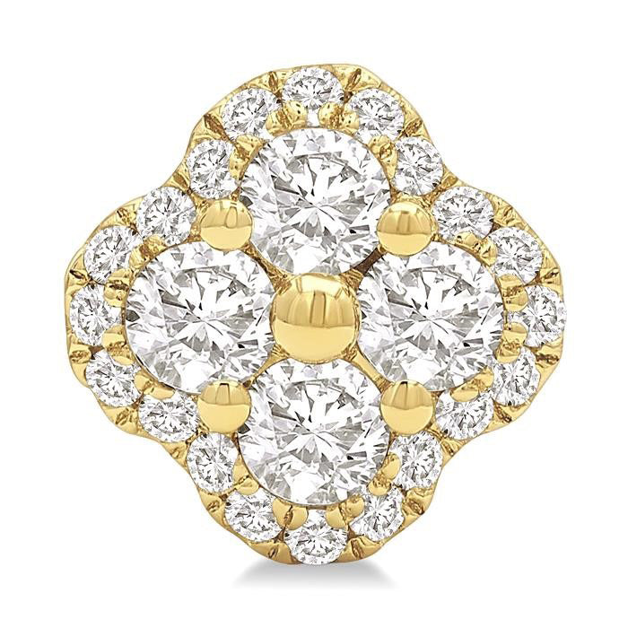 Clover Diamond Fashion Earrings