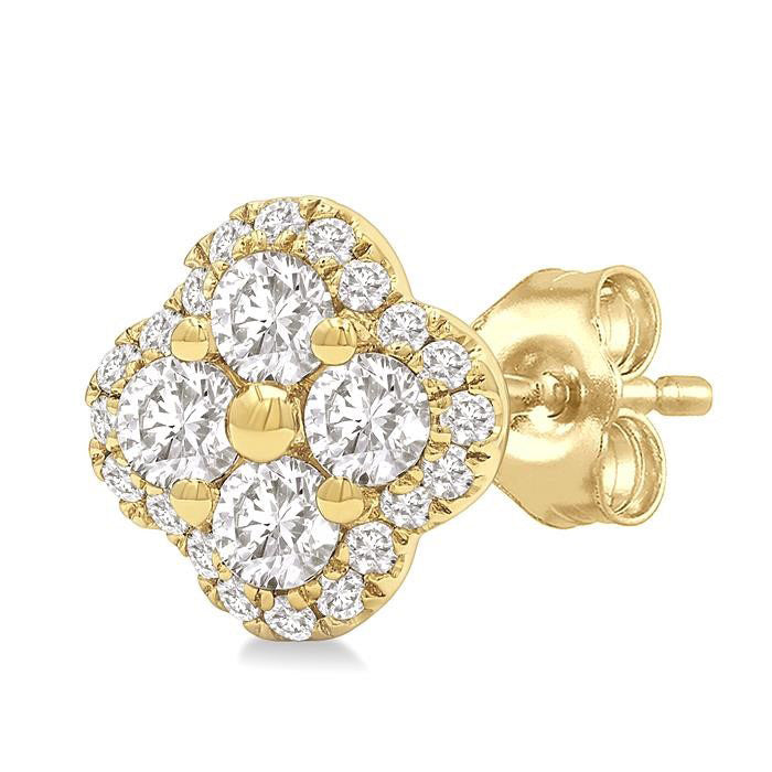 Clover Diamond Fashion Earrings