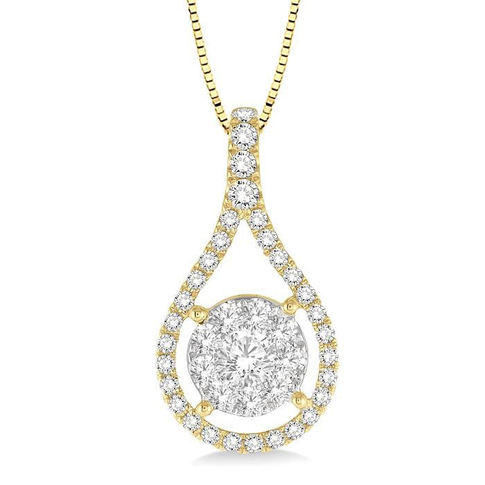 Thalia Rill Pear Shape Shine Bright Diamond Pendant