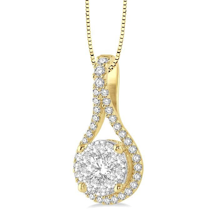 Thalia Rill Pear Shape Shine Bright Diamond Pendant