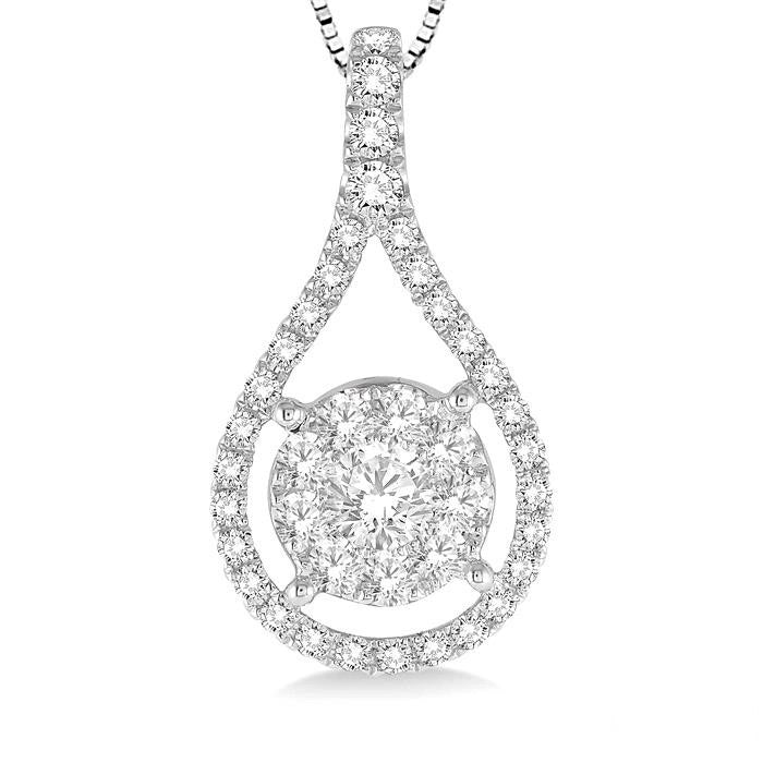 Finesse Pear Shape Shine Bright Diamond Pendant