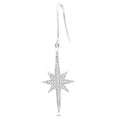 SolRa 14K White Gold Diamond Pave Earrings