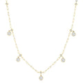 Shine Bright Diamond Paperclip Station Necklace