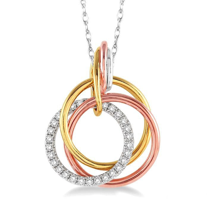 Regalia Circle Diamond Fashion Pendant