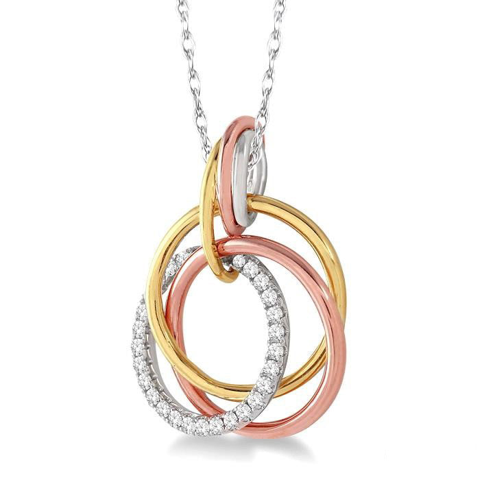 Regalia Circle Diamond Fashion Pendant