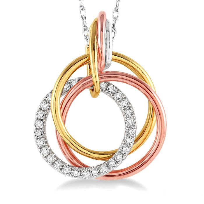 Regalia Circle Diamond Fashion Pendant