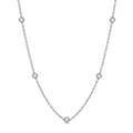 Lustre Tempest Diamond Station Necklace
