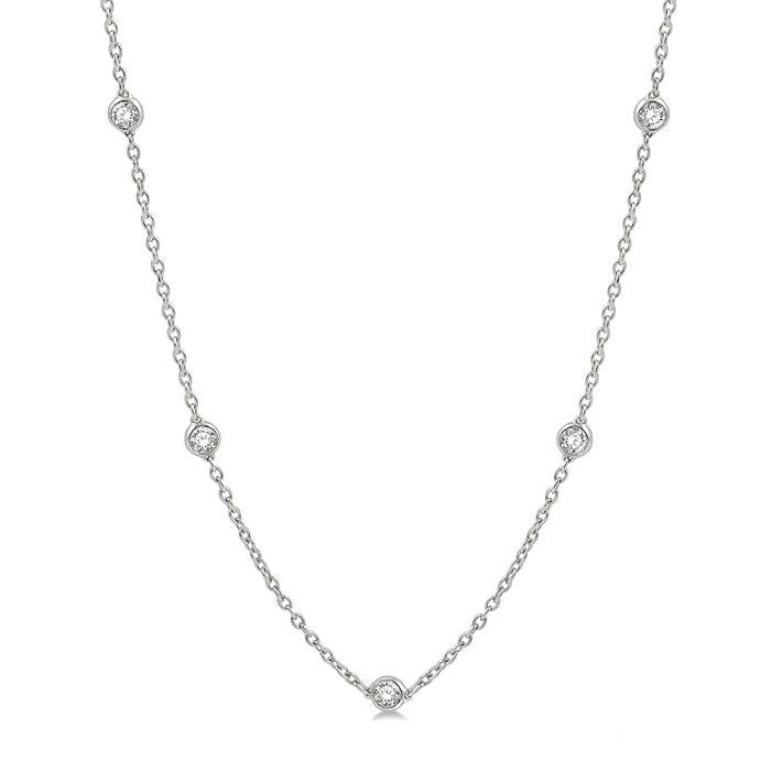 Galatea Aster Diamond Station Necklace